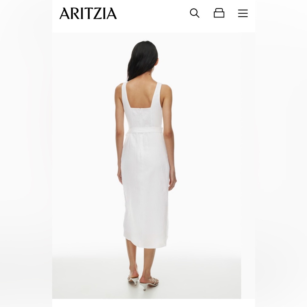 Aritzia Midi Dress in Brown ONLY - Picture 5 of 7